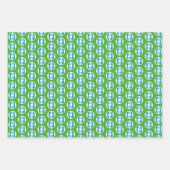 Jachtluipaarden Inpakpapier Plat Vel Set van 3 (Voorkant)