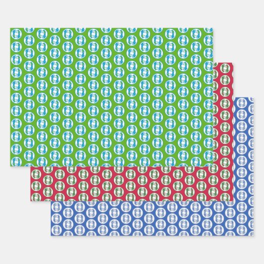 Jachtluipaarden Inpakpapier Plat Vel Set van 3 (Set)