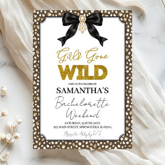 Jachtluipaardprint Meisjes Gone Wild Bachelorette- Kaart