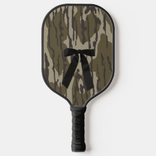 Jachtmeisje Bottom Lands Camo Zwart Booglint Pickleball Paddle