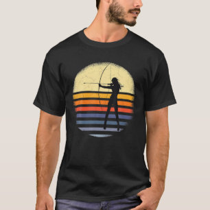  jachtmeisje met verbijsterde borst t-shirt