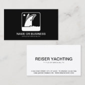 jachtpictogram visitekaartje (Voorkant / Achterkant)
