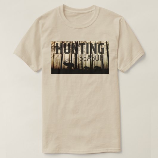 Jachtseizoen: Begin T-shirt (Design voorkant)