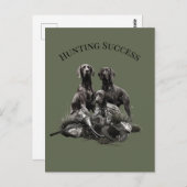 jachtsucces briefkaart (Voorkant / Achterkant)