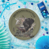 Jachtsucces, Deutsch Drahthaar Papieren Bordje (Feest)