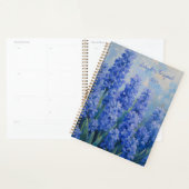 Jacinthe bleue, floral, reliure spirale, botanique (Devant avec enveloppe)