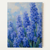 Jacinthe bleue, floral, reliure spirale, botanique (Dos)
