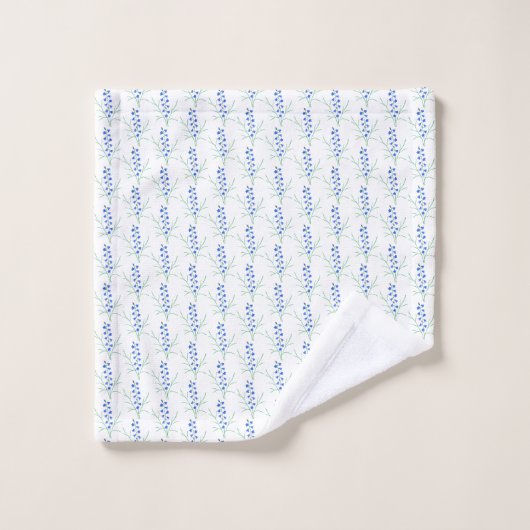 Jacinthes blanches (Gant de toilette)