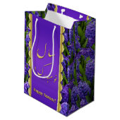 Jacinthes heureuses nobles de Norooz - sac moyen (Dos Angle)