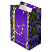 Jacinthes heureuses nobles de Norooz - sac moyen (Devant Angle)