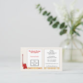 Jack à palette standard, Carte de visite de 3,5 po (Debout devant)