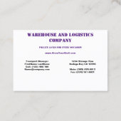 Jack à palettes, standard, Carte de visite de 3,5  (Dos)