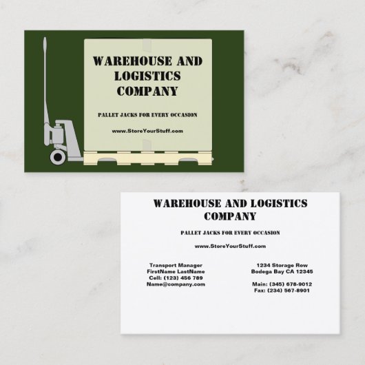 Jack à palettes, standard, Carte de visite de 3,5  (Devant / Derrière)