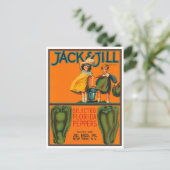Jack and Jill Peppers  Crate Label Briefkaart (Staand voorkant)