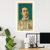 Jack Barry Baseball 1910 Poster (Thuiskantoor)