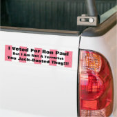 Jack Booted THug, Ron Bumpersticker (Op Truck)