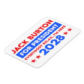 Jack Burton voor President 2028 Magneet (Linkerzijde)