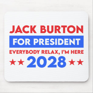 Jack Burton voor President 2028 Muismat