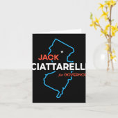 Jack Ciattarelli New Jersey gouverneursverkiezing Kaart (Gele Bloem)