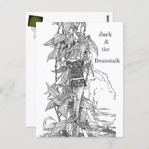 JACK CLIMBS BEANSTALK Cartes postales peignables