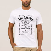 Jack Daniels L.A. - White T-shirt (Voorkant)