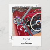 Jack de voiture, carte postale (Devant / Derrière)