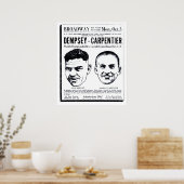 Jack Dempsey 1921  film en poster (Keuken)