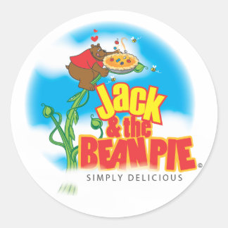 JACK EN BEAN PIE LOGO FINALE 27 APRIL RONDE STICKER