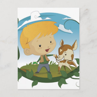 Jack en de Beanstalk Briefkaart