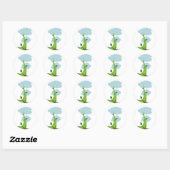 Jack en de Beanstalk Ronde Sticker (Vel)