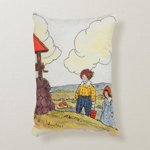 Jack en Jill gingen de heuvel op Kwekerij Rhyme Accent Kussen