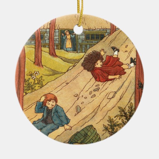 "Jack en Jill" Keramisch Ornament (Voorkant)