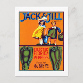 Jack en Jill Peppers Briefkaart