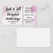 Jack en Jill Tickets (Voorkant / Achterkant)
