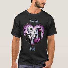 Jack en Sally Gothic Valentijn T-shirt