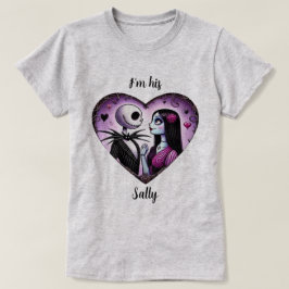 Jack en Sally Gothic Valentijn T-shirt