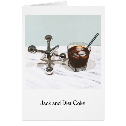 Jack et Coca-Cola de régime, carte à billets semi- (Devant)