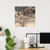 “Jack Frost” door Arthur Rackham Poster (Thuiskantoor)