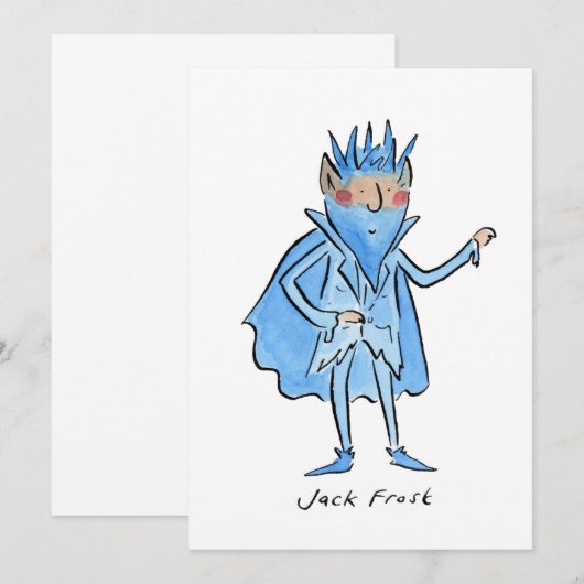 Jack Frost Kaart (Voorkant / Achterkant)