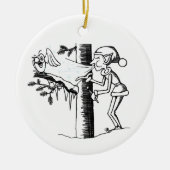 Jack Frost Keramisch Ornament (Voorkant)