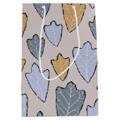 Jack Frost Leaves Pattern Medium Gift Bag Cadeauzakje (Voorkant)