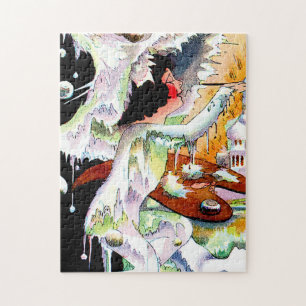 “Jack Frost Schildert” Sprookjeskunst door M T Ros Legpuzzel