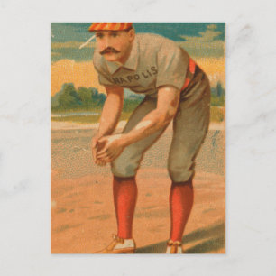 Jack Glasscock  Indianapolis Hoosiers Briefkaart