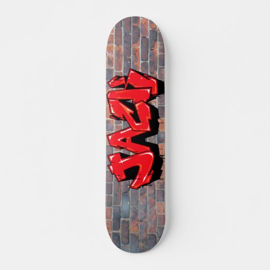 Jack Graffiti Custom Personalized Skateboard (Devant)
