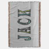 Jack, het man is terug deken (Voorkant Verticaal)