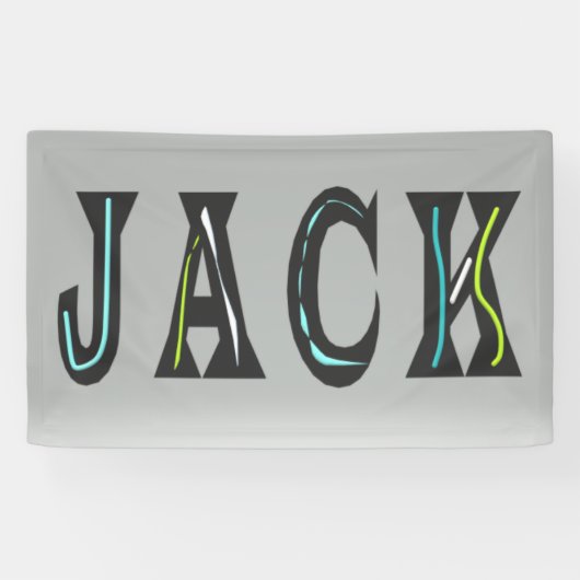 Jack, het man is terug spandoek (Horizontaal)