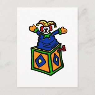 Jack in de doos briefkaart