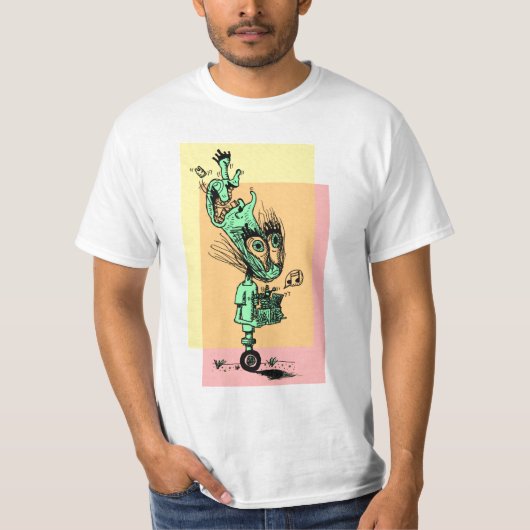 Jack in de doos - rechthoeken t-shirt (Voorkant)