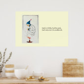 Jack is sukkel, Jack is snel. Poster (Keuken)