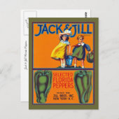 Jack & Jill Florida Peppers Briefkaart (Voorkant / Achterkant)